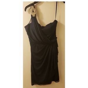 Formal/Cocktail Dress- Navy Blue- Worn once